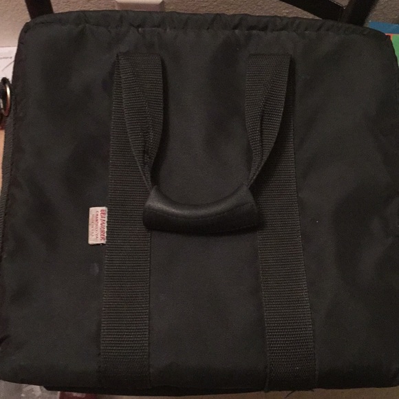 Bea Maurer Laptop bag used with long strap black EUC - Picture 1 of 4
